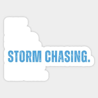 Eat Sleep Chase Storms Repeat, Storm Chaser, meteorologist, Funny Storm Chasing Sticker